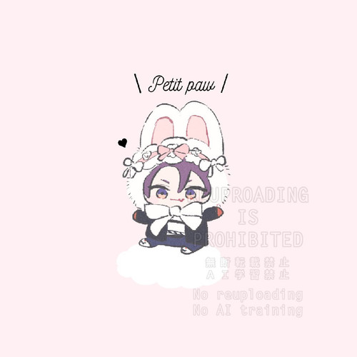 RT @Petit paw お友達のあらた六花先生🧸@artlicca がtulle bunny.jpg