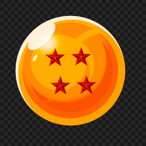 hd png dragon ball z dbz crystal ball 4 stars 701751694862279ebqx9sdnpz.png