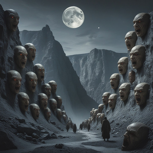 Leonardo Phoenix 10 a Lovecraftian canyon in which the mountai 0.jpg