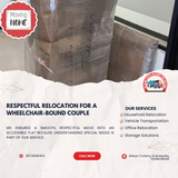 Helping a wheelchair-bound couple move with care today