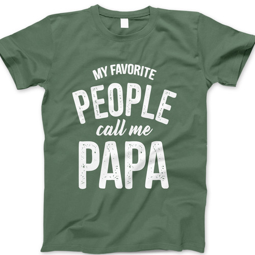 Photograph of four blank t-shirts greys beige and army green. Clipping path included. Ready for your.jpg