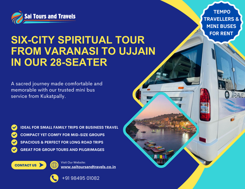A seamless spiritual journey across six cities from Varanasi to Ujjain