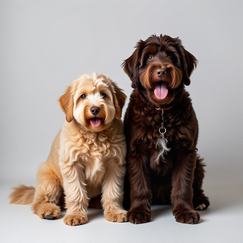 bella and big belly bob labradoodle with absurdly large and bouncy belly who sits like teddy bear .jpg