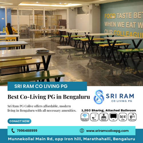 Looking for the best co-living PG in Marathahalli, Bengaluru Sri Ram PG.png