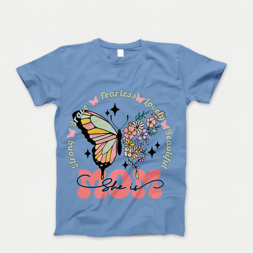 Photograph of four blank t-shirts greys beige and army green. Clipping path included. Ready for your.jpg