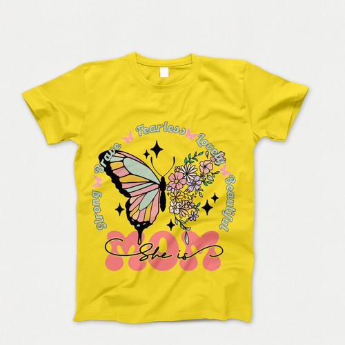 Photograph of four blank t-shirts greys beige and army green. Clipping path included. Ready for your.jpg