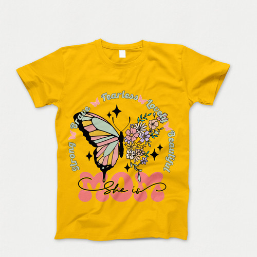 Photograph of four blank t-shirts greys beige and army green. Clipping path included. Ready for your.jpg