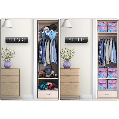 Set of 6 Colorful Cube Storage Bins Foldable Collapsible Storage Box.jpg