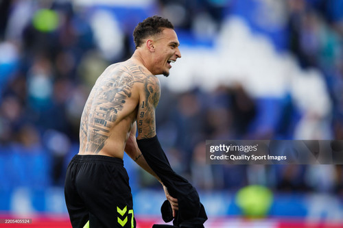 LEGANES, SPAIN - MARCH 16: Antony dos Santos of Real Betis reacts after his team's victory in the La.jpg