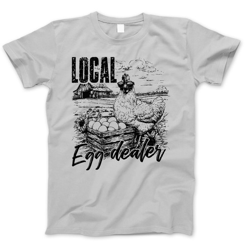 Photograph of four blank t-shirts greys beige and army green. Clipping path included. Ready for your.jpg