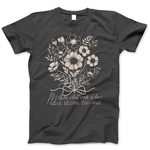 Photograph of four blank t-shirts greys beige and army green. Clipping path included. Ready for your.jpg