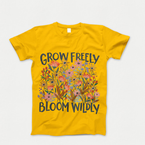 Photograph of four blank t-shirts greys beige and army green. Clipping path included. Ready for your.jpg