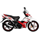 TVSRockZ125 RojoyBlanca