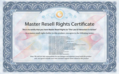 MRR certificate
