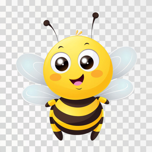 cute friendly bee cartoon happy png picture c5970f39eb.jpg