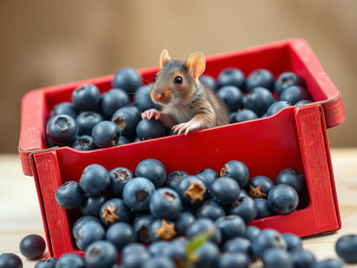 www.naked-ai.art - A red box of blue berries with a rat dancing inside.jpg
