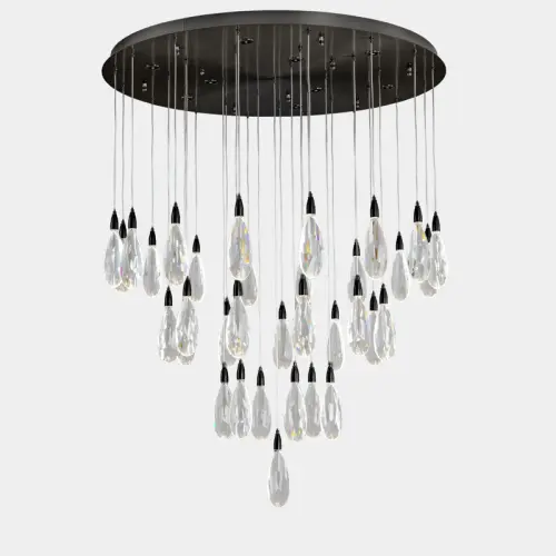 43 Light+Pendant+Light+Round+Ranidrop+Chindelier+For+Living+Room,+Foyer,+Entryway,+Dining+Room,+Stai.webp