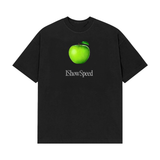 Green Apples black Tee