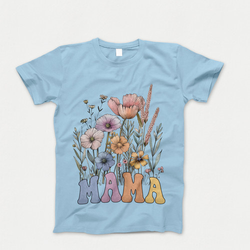 Photograph of four blank t-shirts greys beige and army green. Clipping path included. Ready for your.jpg