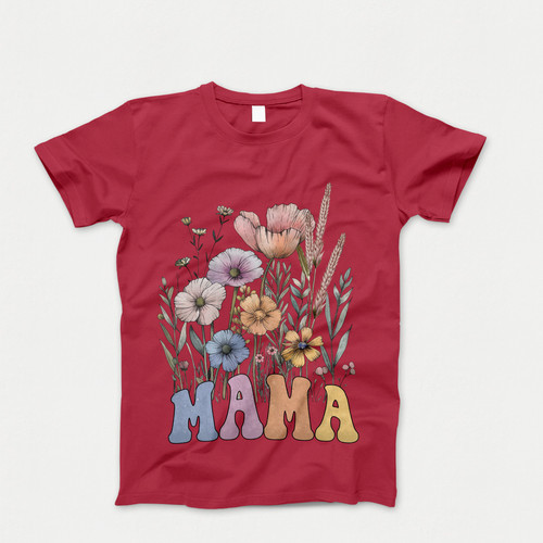 Photograph of four blank t-shirts greys beige and army green. Clipping path included. Ready for your.jpg