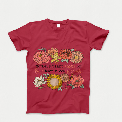 Photograph of four blank t-shirts greys beige and army green. Clipping path included. Ready for your.jpg