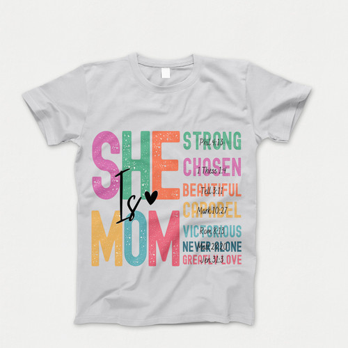 Photograph of four blank t-shirts greys beige and army green. Clipping path included. Ready for your.jpg