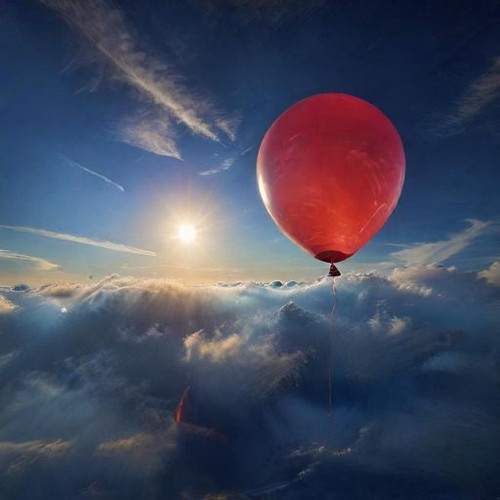 www.naked-ai.art - Red balloon flying in the sky.jpg