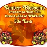 amber blossoms