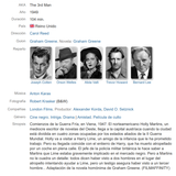 El tercer hombre ficha