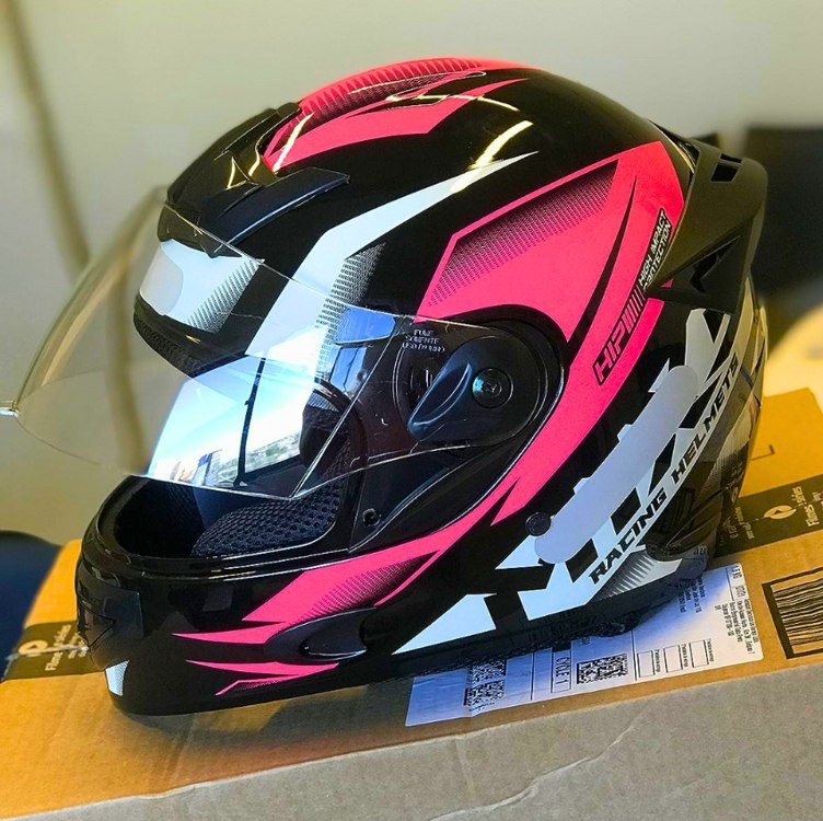 MIXS Capacete MX2 Storm, Rosa, Tam. 58