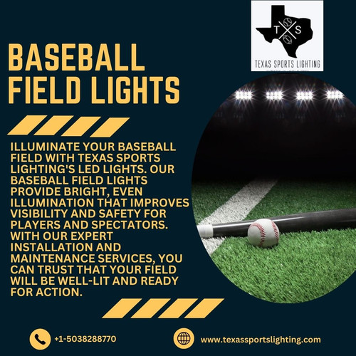 Baseball field lights