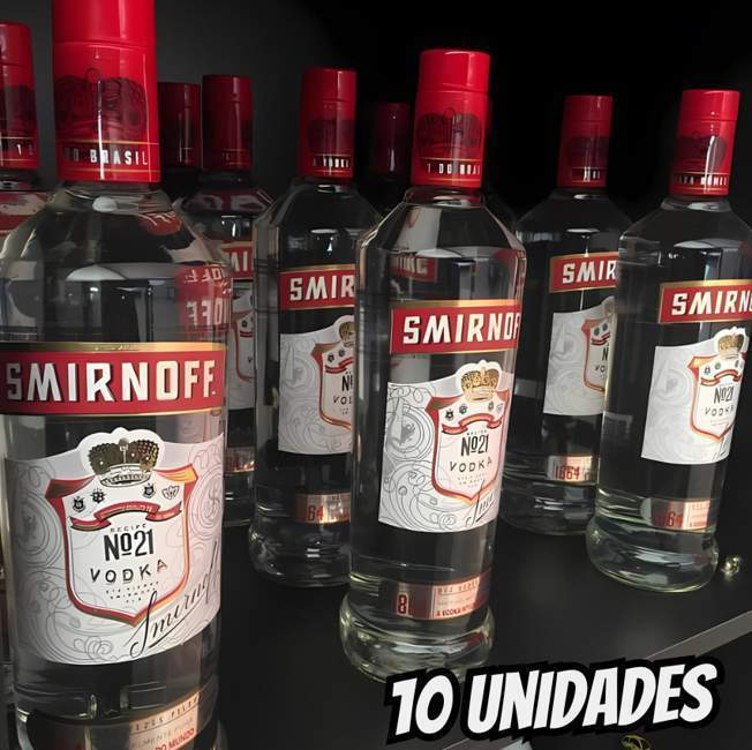 Vodka Smirnoff 998ml 10 Unidades