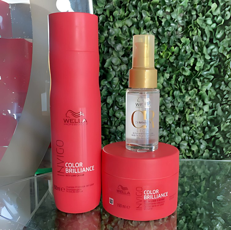 Kit Wella Pro Inv Brilliance Sh 250 + Masc 150 + Oil 30