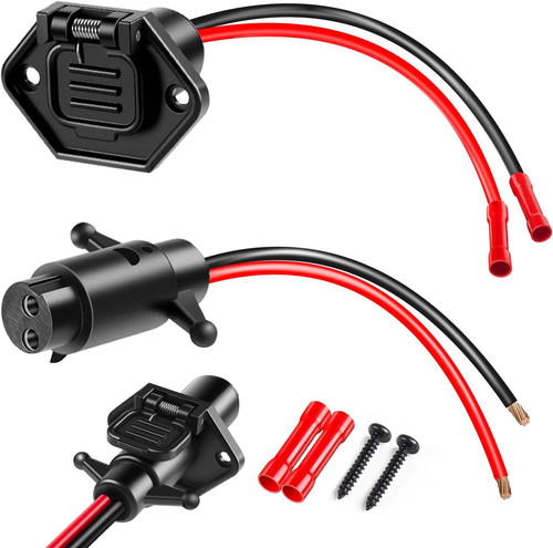 Waterproof Trolling Motor Plug 12V 24V, 8 Gauge, Quick Connect for Minn Kota B (3).jpg