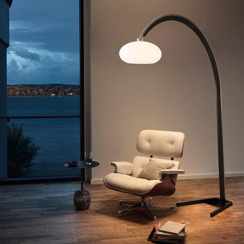 V18 2012203BK Vaulted Arc Lamp NOVA Of California.jpg