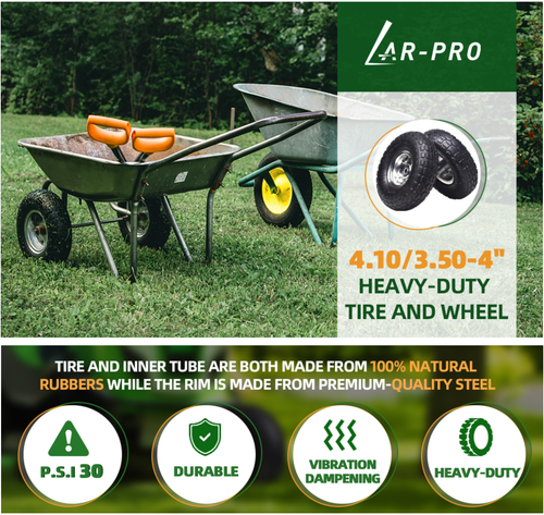 Description Image 1 2 Pack Heavy Duty 4.10 3.50 4 Tire and Wheel Exact Replacement 10 Inch.png
