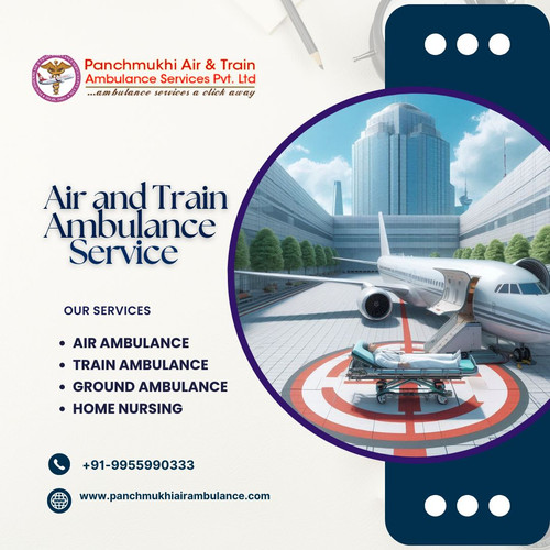 Get Advanced Feature Medical Air and Train Ambulance Services in Lucknow by Panchmukhi.jpg
