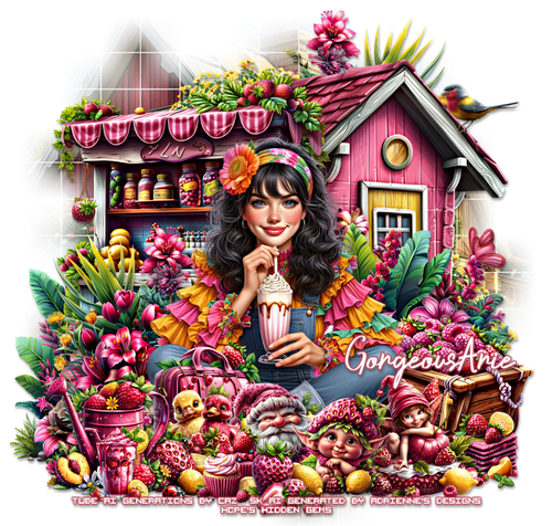 Gorgeous Arie Strawberry Kiss