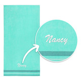 1514 CEL Personalized Velour Solid Colors Towels 04