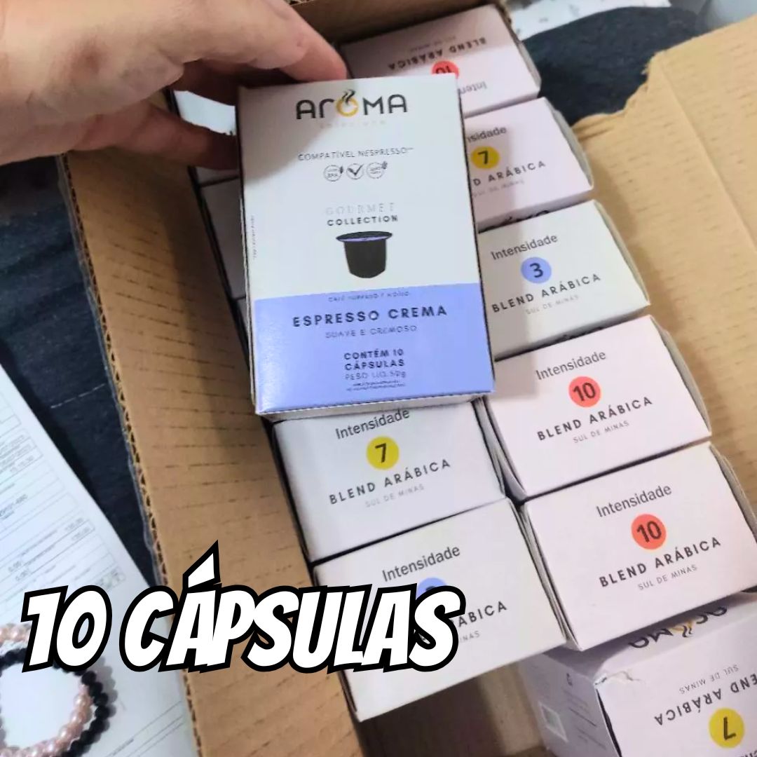 Seleção Cápsulas De Café e Chá Aroma Selezione Compatível Com Nespresso – 10 Cápsulas