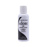 adore semi permanent hair color 10 crystal clear 4 oz 118 ml