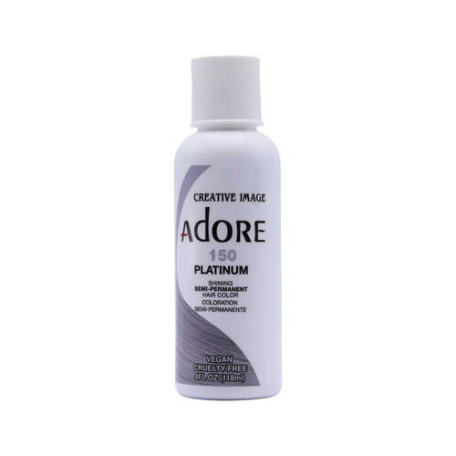 adore semi permanent hair color 150 platinum 4 oz 118 ml