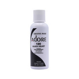 adore semi permanent hair color 120 black velvet 4 oz 118 ml