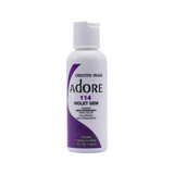 adore semi permanent hair color 114 violet gem 4 oz 118 ml