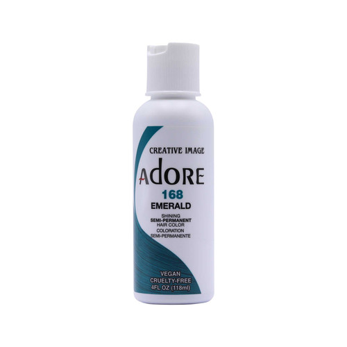 adore semi permanent hair color 168 emerald 4 oz 118 ml