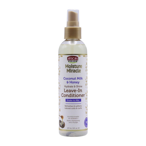 african pride moisture miracle coconut milk & honey hydrate & shine leave in conditioner 8 oz 237 ml.jpg