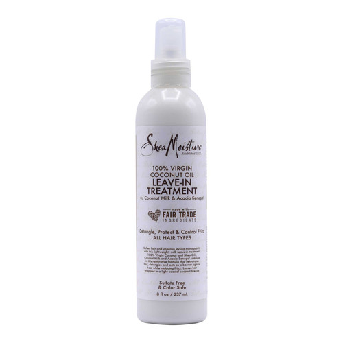 sheamoisture 100� virgin coconut oil leave in treatment 8 oz 237 ml