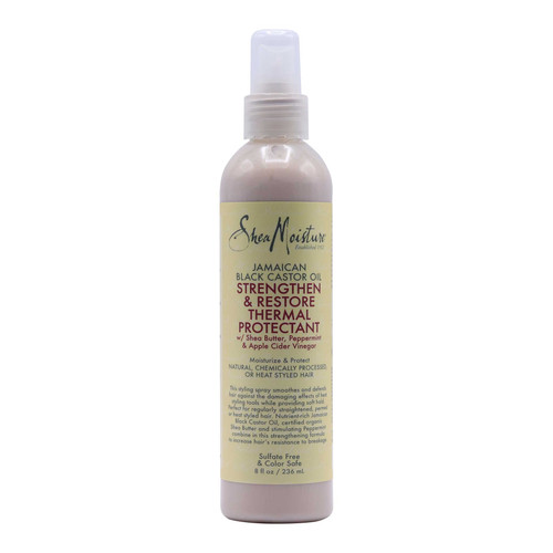 sheamoisture jamaican black castor oil strengthen & restore thermal protectant 8 oz 236 ml