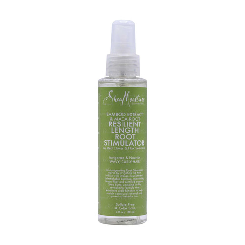 sheamoisture bamboo extract & maca root resilient length root stimulator 4 oz 118 ml