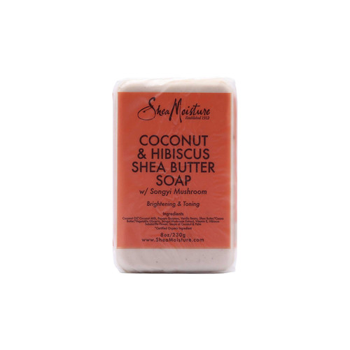 sheamoisture coconut & hibiscus shea butter soap 8 oz 227 g